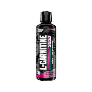 L Carnitine: Nutrex Research Liquid Carnitine 3000 - Strawberry Watermelon (473mL)