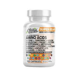Amino Acids: Clean Nutra AIO Essential Amino Acids (120 Capsules)