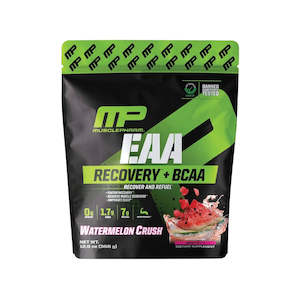Amino Acids: Muscle Pharm EAA Recovery & BCAAs - Watermelon Crush (366g)