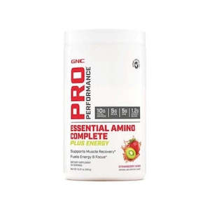 Amino Acids: GNC EAA Plus Energy - Strawberry Kiwi (450g)