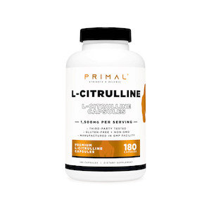 Amino Acids: Primal L-Citrulline - Unflavored (180 Capsules)