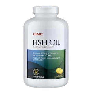 Omega 3: GNC Fish Oil Omega-3 Supplement (360 Softgels)