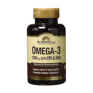 Omega 3: Windmill Natural Vitamins Omega-3 (60 Softgels)