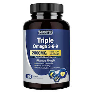 Omega 3: Dr Foster Triple Omega 3-6-9 Fish Oil (120 Softgels)