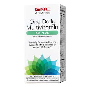 GNC Women's One Daily Multivitamin 50+ (60 Caplets)