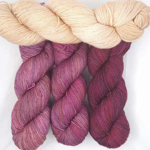 Westknits 2025 Mystery MusiKAL set  - Jazzberry fade
