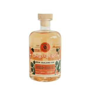 Dabblers Orange, Raspberry & Rhubarb Naturally Infused Gin - 500ml