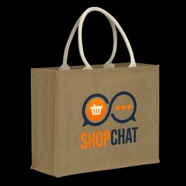 Jute Bags: Modena Starch Jute Tote Bag Dynamic Gift NZ - Promotional Gifts at Factory Direct Prices