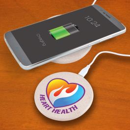 Wireless Chargers: Solstice Eco Wireless Charger Custom Branded At LOW Prices