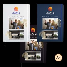 Products: Capella A4 Notebook Dynamic Gift NZ - Promotional Gifts at Factory Direct Prices