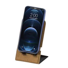 Products: Foldable Cork Wireless Charger for On-the-Go Branding