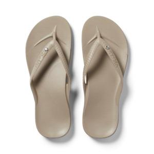 Archies Original Classic Jandals - With Crystal - Taupe