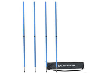 Speed Agility: Agility Poles - two piece design - with spiked base