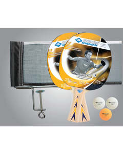 Table Tennis: Donic Appelgren 4 Player Table Tennis Set