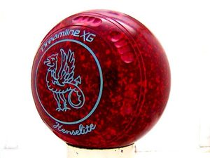 Henselite Dreamline XG Ruby Rich Lawn Bowls Set