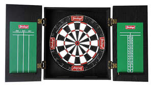 Steinlager Dartboard & Cabinet Set