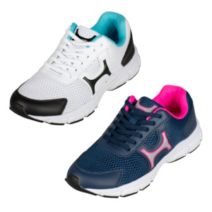 Sportsgear: Henselite Athletica Bowls Shoe - Ladies - White/Blue US6