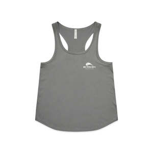 Hibiscus Coast Pickleball Maple Active Blend Racerback Singlet - Ladies - Grey M&hellip;