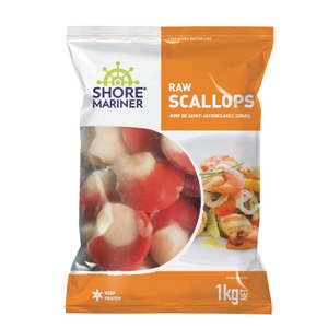 Christmas: SM Scallop Roe-On (40/60) 1kg