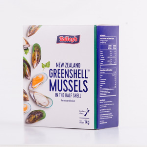 Half Shell Mussels 1KG