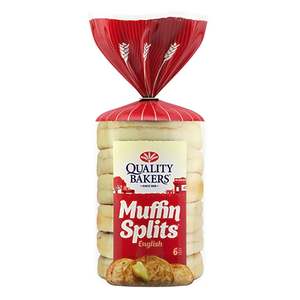 Weekend Brunch: Quality Bakers English Muffin Splits (6 Per/ Pack)
