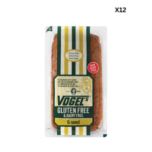 Vogels G/F 6 Seed Bread 580g x 12