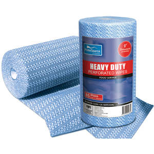 Castaway Heavy Duty Wipes (Blue/ Roll) x 4