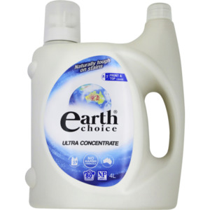 Earth Choice Laundry Liquid Concentrate Top 4L