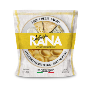 Meals Snacks: RANA FOUR CHEESE RAVIOLI 325gm