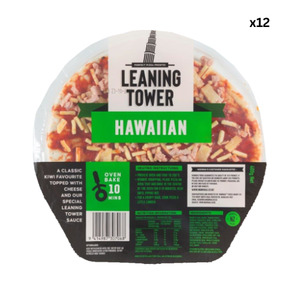 Meals Snacks: Leaning Tower Pizza Hawaiian 400g x 12