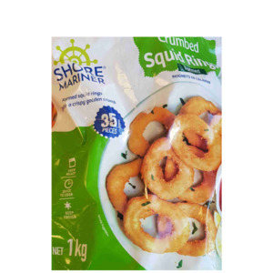 Shore Mariner: SM Crumbed Squid Rings (Real) 1kg