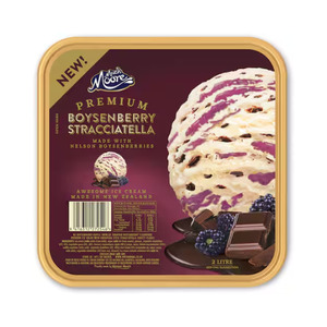 Much Moore: Much Moore Premium Ice Cream Boysenberry Stracciatella 2L