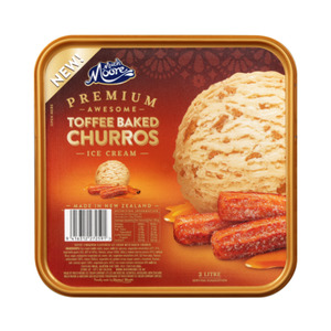 Much Moore Premium Ice Cream Toffee Baked Churros 2L