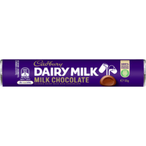 Confectioneries: Cad Choc Roll D/Milk 2031 55gm