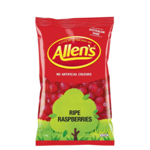 Allens Ripe Raspberries 190g