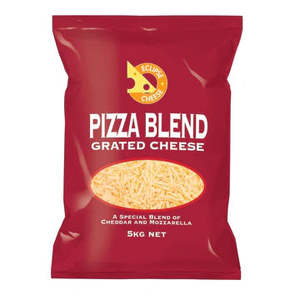 Cheese 1: Pizza Blend Cheese (Grated) 5kg Packet