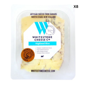 Cheese 1: Whitestone Highland Blue Cheese 110g x 8