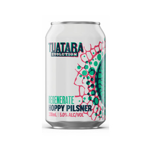Beer Cider 1: Tuatara Regenerate Hoppy Pilsner 330ml Can 5 %