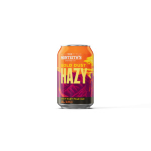Monteith's Gold Dust Hazy 330ml 5%