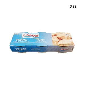 Mazza Tuna in Olive Oil Chiara Tris (80gx3) x 32