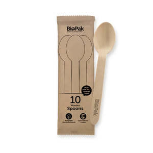 Clearance: Biopak Wooden Spoon (10x24)