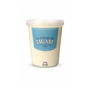 Local Desserts: Natural Yoghurt 1L - la Ferme de Tagabe