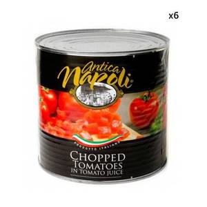 Antica Napoli Chopped Tomato in Tomato Juice 2.5kg x6