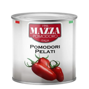 Tinned Vegetables Beans: Mazza Whole Peeled Tomatoes 2.5kg