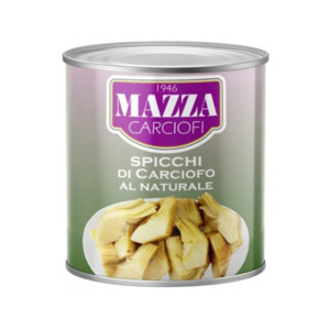 Tinned Vegetables Beans: Mazza Artichoke Hearts 30/40 in Water Can 2.5kg