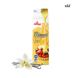 Baking: Anchor Vanilla Flavoured Custard 1kg x 12