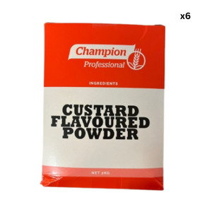 Baking: Champion Custard powder 2kg x 6