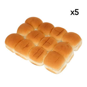 Breakfast Cereals: French Bakery Slider Roll (Square) (35gx10) x5
