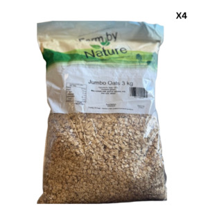 Farm by Nature Jumbo Oats 3kg x4
