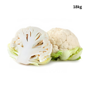 Local Fresh Fruit Vegetables: Cauliflower x 18kg -CTN